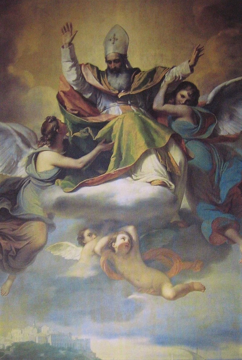 Apoteosi di Sant'Agostino, Duomo di Porto Maurizio, Imperia